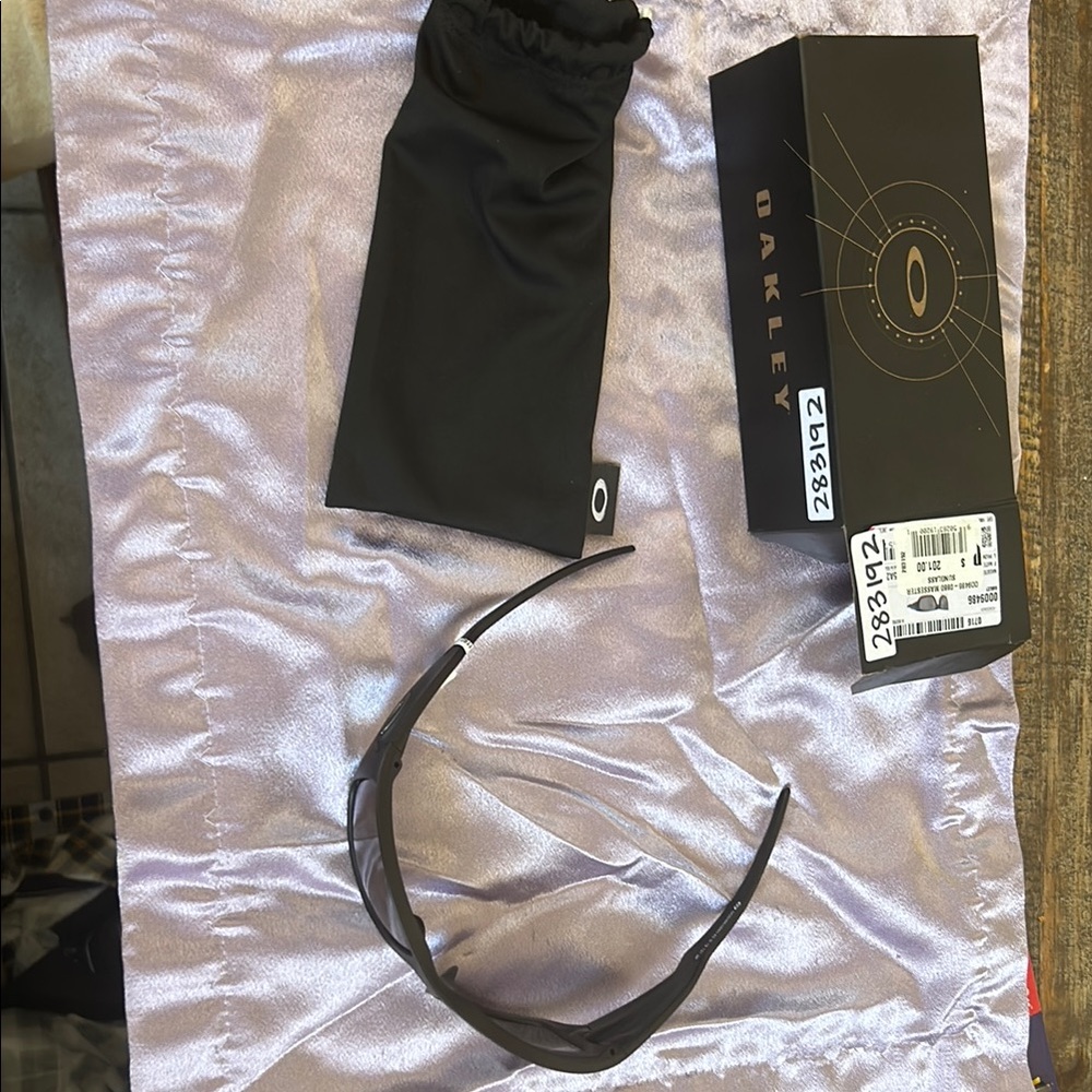 Oakley Black Massester Sunglasses - Picture 2 of 5